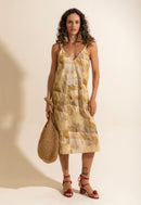 Vestido Midi Fibrapalha