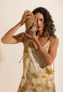 Vestido Midi Fibrapalha