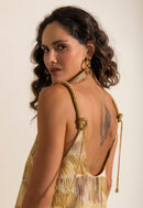 Vestido Midi Fibrapalha